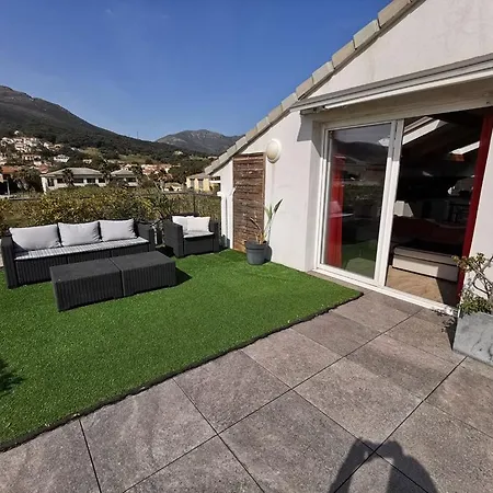 Biguglia- Tres Bel - Toit Terrasse - Pour 4 Personnes- Bia-tor2-61
